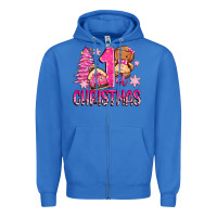 True Royal 1st christmas gingerbread girl Zipper Hoodie - Zillion Design Studio