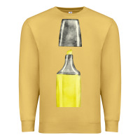 Antique Gold yellow highlighter pen fa element Premium Sweatshirt - FaDigitalArtStudio