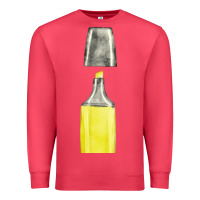 Cardinal yellow highlighter pen fa element Premium Sweatshirt - FaDigitalArtStudio