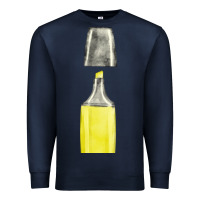 Navy yellow highlighter pen fa element Premium Sweatshirt - FaDigitalArtStudio