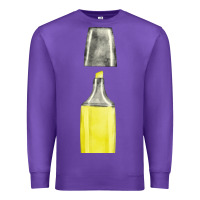 Purple yellow highlighter pen fa element Premium Sweatshirt - FaDigitalArtStudio