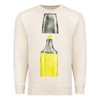 Sandshell yellow highlighter pen fa element Premium Sweatshirt - FaDigitalArtStudio