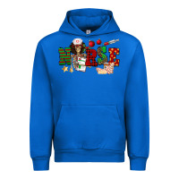 Cobalt Christmas Nurse Urban Hoodie - NancyCooperArtShop