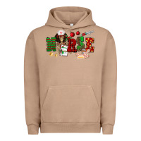 Pigment Burro Christmas Nurse Urban Hoodie - NancyCooperArtShop