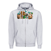 Heather Grey western coffee cups Zipper Hoodie - texasbilliewilder