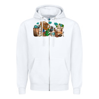 White western coffee cups Zipper Hoodie - texasbilliewilder