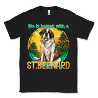 Black life is better with a st.bernard Classic Tee - texasbilliewilder
