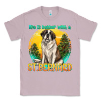Lilac life is better with a st.bernard Classic Tee - texasbilliewilder