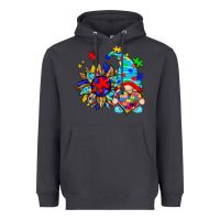 Smoke autism sunflower gnome Heavyweight Hoodie - Zillion Design Studio