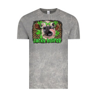 Cloud Rock lucky heifer with glasses st patricks Vintage Tee - Artiststas