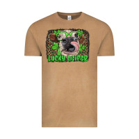 Vintage Camel lucky heifer with glasses st patricks Vintage Tee - Artiststas