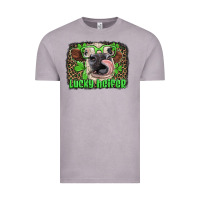 Vintage Zinc lucky heifer with glasses st patricks Vintage Tee - Artiststas