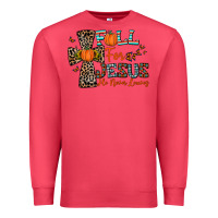 Cardinal fall for jesus he never leaves Premium Sweatshirt - CowhideDigitalArt