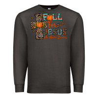 Smoke fall for jesus he never leaves Premium Sweatshirt - CowhideDigitalArt