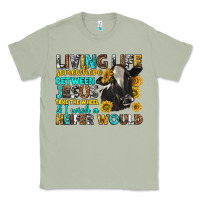 Matcha living life somewhere between jesus Classic Tee - texasbilliewilder