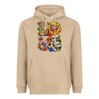 Mushroom autism love Heavyweight Hoodie - Zillion Design Studio