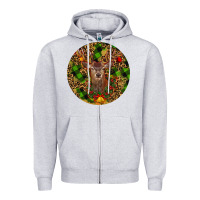 Christmas Reindeer Zipper Hoodie | Teevron