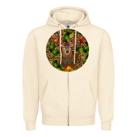 Sandshell Christmas Reindeer Zipper Hoodie - RanaPortraitStore