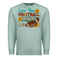 Seafoam livin' that football mom life Premium Sweatshirt - HRA Design Shop