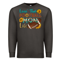 Smoke livin' that football mom life Premium Sweatshirt - HRA Design Shop