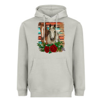 Moon Dust horses with roses Heavyweight Hoodie - RanaPortraitStore