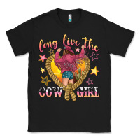 Black long live the cowgirl Classic Tee - texasbilliewilder