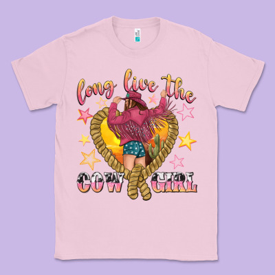 Long Live The Cowgirl Classic Tee Designed By Texasbilliewilder