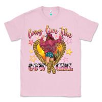Bubblegum Pink long live the cowgirl Classic Tee - texasbilliewilder