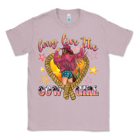 Lilac long live the cowgirl Classic Tee - texasbilliewilder