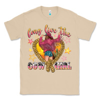 Mushroom long live the cowgirl Classic Tee - texasbilliewilder