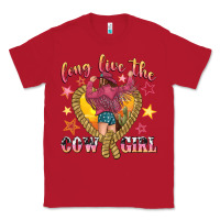 Red long live the cowgirl Classic Tee - texasbilliewilder