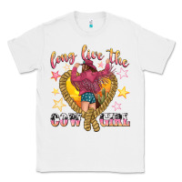 White long live the cowgirl Classic Tee - texasbilliewilder