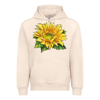 Sandshell starburst greenburst sunflower Urban Hoodie - LillyAllenDesigns