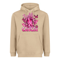 Mushroom Tackle Cancer with Sunflower Heavyweight Hoodie - texasbilliewilder