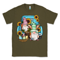 Army Green Easter Gnomes Egg Sunflowers Truck Classic Tee - RanaPortraitStore
