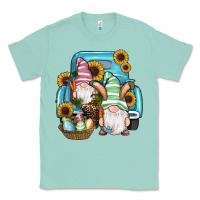 Seafoam Easter Gnomes Egg Sunflowers Truck Classic Tee - RanaPortraitStore