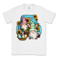 White Easter Gnomes Egg Sunflowers Truck Classic Tee - RanaPortraitStore
