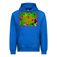 Cobalt leopard cowhide halloween background Urban Hoodie - Jasminsmagicworld