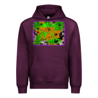 Mauve Wine leopard cowhide halloween background Urban Hoodie - Jasminsmagicworld
