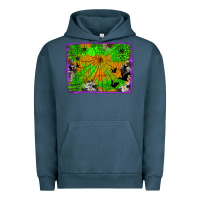 Pigment Midnight Navy leopard cowhide halloween background Urban Hoodie - Jasminsmagicworld