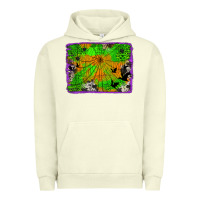 Pigment Pistachio leopard cowhide halloween background Urban Hoodie - Jasminsmagicworld