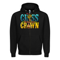 Black the cross before the crown Zipper Hoodie - texasbilliewilder
