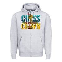 Heather Grey the cross before the crown Zipper Hoodie - texasbilliewilder