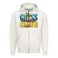 Oatmeal Heather the cross before the crown Zipper Hoodie - texasbilliewilder