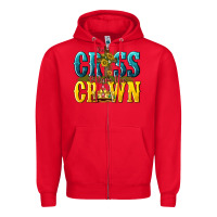 Red the cross before the crown Zipper Hoodie - texasbilliewilder