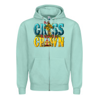 Seafoam the cross before the crown Zipper Hoodie - texasbilliewilder