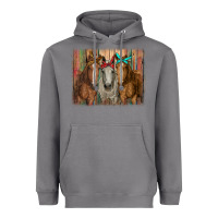 Storm horses with bandanas Heavyweight Hoodie - RanaPortraitStore