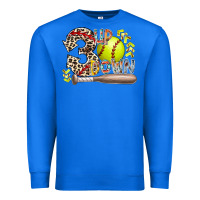 True Royal three up down softball Premium Sweatshirt - RacoonDesign