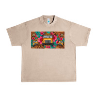French Oak school bus leopard gemstone license plate Urban Heavy Tee - Artiststas