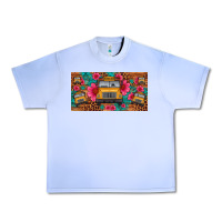 Grape Ice school bus leopard gemstone license plate Urban Heavy Tee - Artiststas